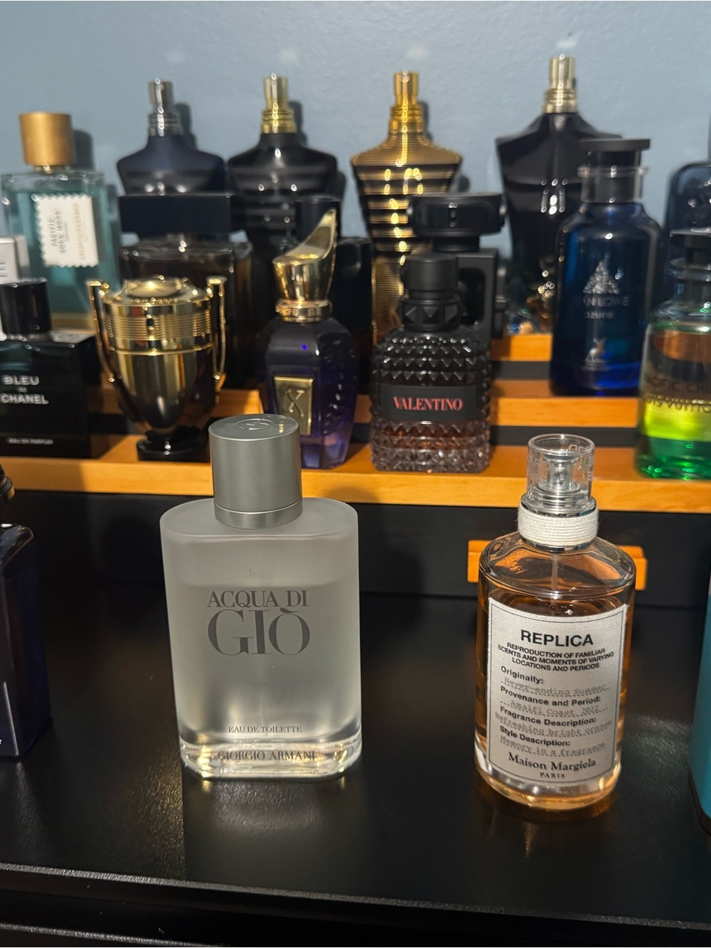 Giorgio Armani Acqua di Giò Frosted Clear Bottle with Silver Cap